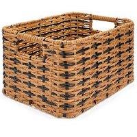 Very Home Rectangle Black/Natural Basket