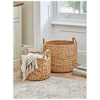 Very Home Set Of 2 Round Basket