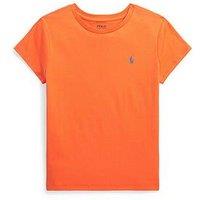 Ralph Lauren Girls Classic Short Sleeve T-Shirt - Light Orange