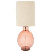 Very Home Emir Glass Table Lamp - Amber