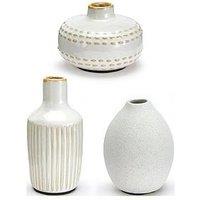 Very Home Set Of 3 Mini Bud Vases