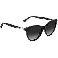 Jimmy Choo Annabeth Pearl Detail Sunglasses - Black