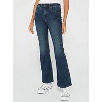 Levi'S 726 High-Rise Flare Jeans - Blue Swell