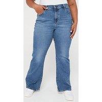 Levi'S Plus 726 High Rise Flare Jeans - Blue Wave Mid Plus