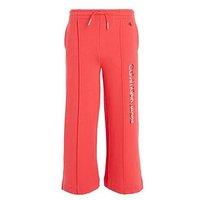 Calvin Klein Jeans Girls Hero Logo Wide Sweatpants - Red