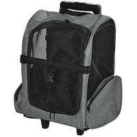 Pawhut Pet Travel Backpack Bag With Telescopic Wheel