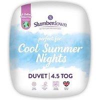Slumberdown Cool Summer Nights 4.5 Tog Duvet - White