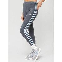 Adidas Sportswear Essentials 3-Stripes High-Waisted Single Shirt Leggings - Dark Grey