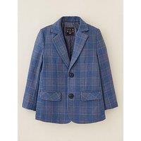 Eve And Milo Children'S Check Jacket - Blue
