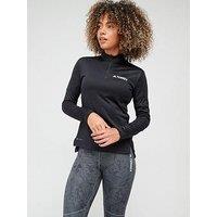 Adidas Terrex Women'S Multi Half-Zip Long-Sleeve Top - Black