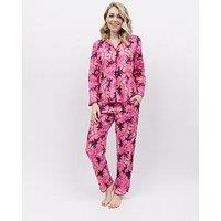 Cyberjammies Magenta Palm Leaf Print Set