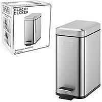 Black & Decker 5L Slimline Soft Close Pedal Bin