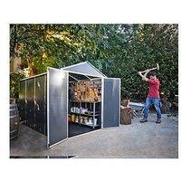 Canopia By Palram Rubicon Shed 6X10Ft - Dark Grey