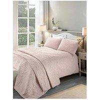 Serene Luana Duvet Cover Set - Blush