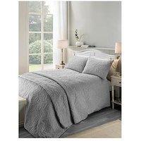 Serene Luana Duvet Cover Set - Silver