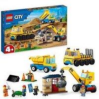 Lego City Construction Trucks & Wrecking Ball 60391