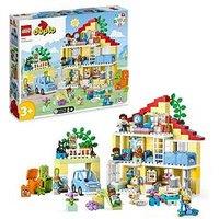 Lego Duplo 3In1 Family House Set With Toy Car 10994