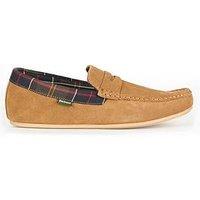 Barbour Porterfield Suede Slippers - Brown