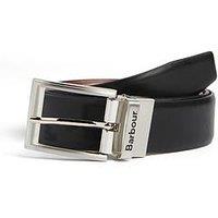 Barbour Fife Reversible Leather Belt - Black