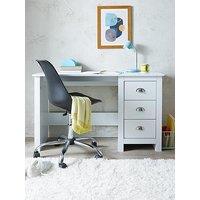 The Very Collection Atlanta Study Desk - White