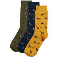 Barbour Pheasant 3-Pack Socks Gift Box - Multi