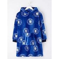 Chelsea Children'S Fleece Hooded Blanket - Blue