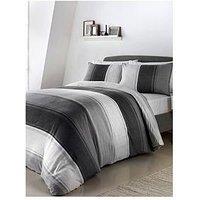 Fusion Betley Duvet Cover Set - Grey