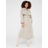 Calvin Klein Technical Bonded Trench Coat - Taupe