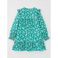 V By Very Girls Green Floral Dress
