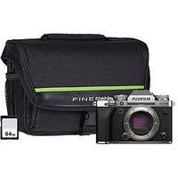 Fujifilm X-T5 Mirrorless Digital Camera - Silver - Camera + Sandisk 64Gb Sd Card + System Bag