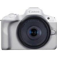 Canon Eos R50 Aps-C Mirrorless Camera Inc Rf-S 18-45Mm Lens - White