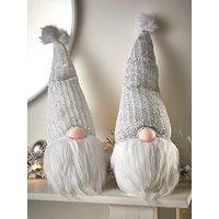 Very Home Set Of 2 Christmas Gonks White/Grey