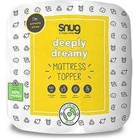 Snug Deeply Dreamy Mattress Topper - White