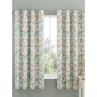 Catherine Lansfield Clarence Floral Eyelet Curtains &Ndash; 167 X 183 Cm