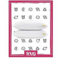 Snug Blissful Bedtime Pillow Pair - White