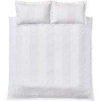 Very Home Waffle Stripe Duvet Cover Set - White