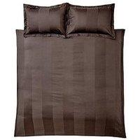 Very Home Waffle Stripe Duvet Cover Set - Charcoal