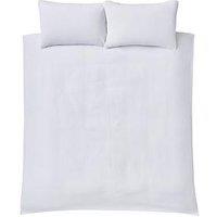 Very Home Waffle Duvet Cover Set - White