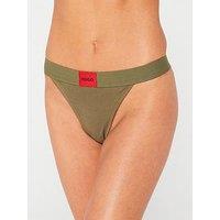 Hugo Red Label Cotton Thong - Green