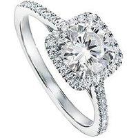 Created Brilliance Cynthia 18Ct White Gold 1.20Ct Lab Grown Diamond Engagement Ring
