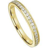 Created Brilliance Hallie 9Ct Yellow Gold 0.25Ct Lab Grown Diamond Wedding Ring