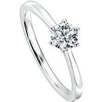 Created Brilliance Charlotte 9Ct White Gold 0.50Ct Lab Grown Diamond Ring