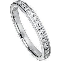 Created Brilliance Hallie 9Ct White Gold 0.25Ct Lab Grown Diamond Wedding Ring