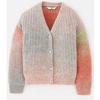 V By Very Girls Knitted Ombre Cardigan - Multi