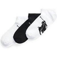 Polo Ralph Lauren 3 Pack Large Logo Trainer Sock - Multi