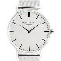 Treat Republic Personalised Mr Beaumont Men'S Metallic Silver Watch