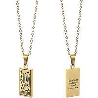 Treat Republic Personalised Fortune Tarot Card Necklace