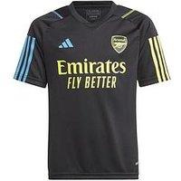 Adidas Kids 23/24 Arsenal Training Tee - Black