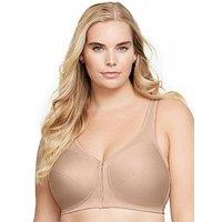Glamorise Front Close Posture Back Bra - Beige