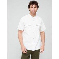 Levi'S Short Sleeve Relaxed Fit Western Shirt - Beige